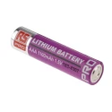 RS PRO AAA Lithium Iron Disulphide Battery 1.5 V 1.1Ah Non-Rechargeable 43.9mm Height 183-4307