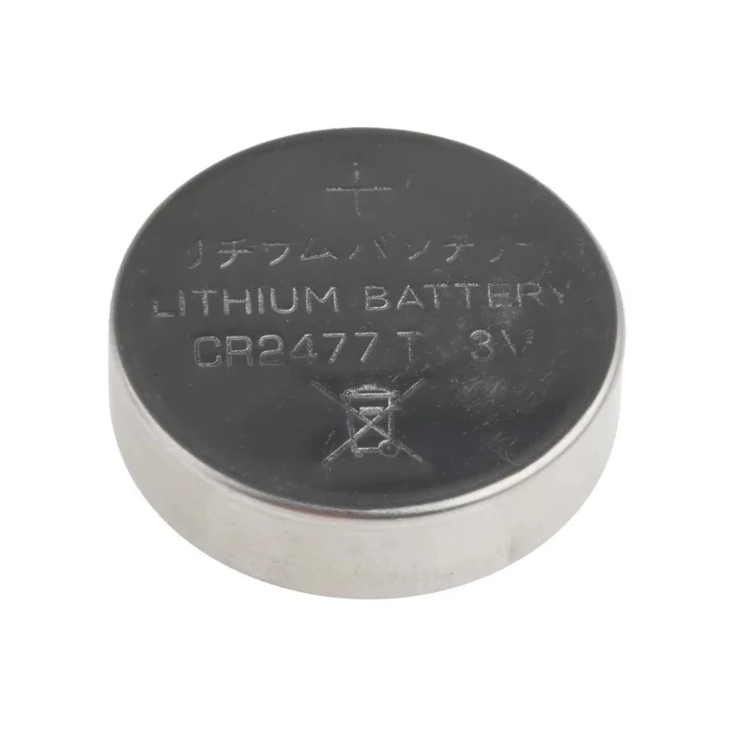 RS PRO Button Battery CR2477 3 V Lithium Manganese Dioxide 24.5 mm Diameter 5 Pack