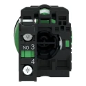 Schneider Electric Harmony XB5 Series Push Button Switch NO Panel 30.5 mm Cutout SPST Green LED IP69 600 V XB5FA31