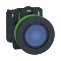 Schneider Electric XB5 Series Illuminated Push Button Switch SPDT 30 mm Cutout Spring Return Blue LED IP66 XB5FW36G5