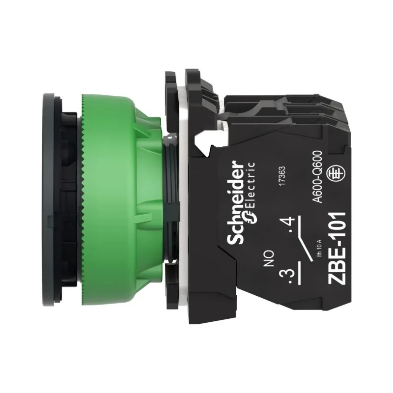 Schneider Electric XB5 Series Illuminated Push Button Switch SPDT 30 mm Cutout Spring Return Blue LED IP66 XB5FW36G5