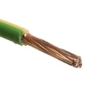 RS PRO 6491B Series Yellow Green Hook Up Wire 7 x 1.35 mm Core Strands 100 m Thermoplastic Polyolefin 185-3946