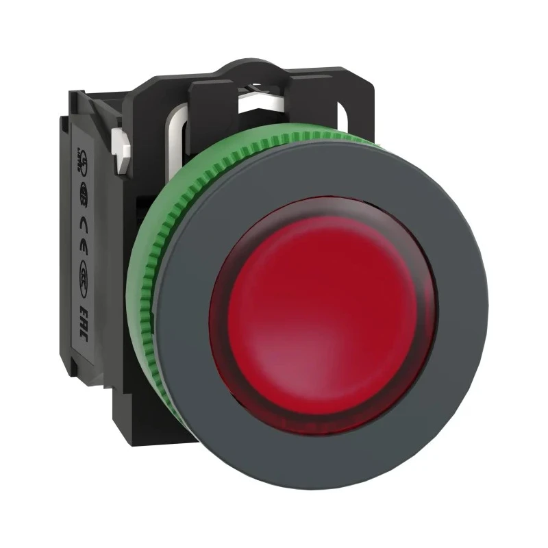 Schneider Electric Harmony Series Illuminated Push Button Switch, Spring Return, Panel Mount, 30 mm Cutout, SPDT XB5FW34M5