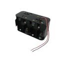 RS PRO Battery Holder C Size 8 Cell Lead Wire Polypropylene Body Coil Spring Termination 185-4611