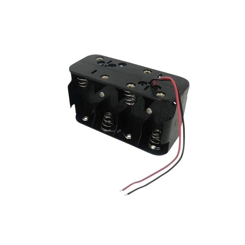 RS PRO Battery Holder C Size 8 Cell Lead Wire Polypropylene Body Coil Spring Termination 185-4611