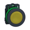 Schneider Electric Harmony Series Push Button Switch, Spring Return, Panel Mount, 30 mm Cutout, SPST, Yellow LED XB5FA51