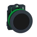 Schneider Electric Harmony Series Push Button Switch, Spring Return, Panel Mount, 30 mm Cutout, SPST, Black LED XB5FA21