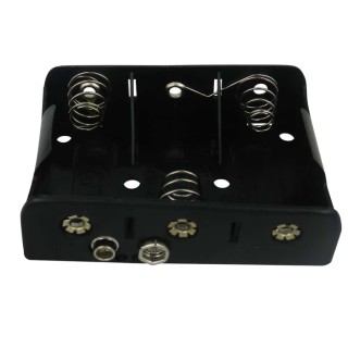 RS PRO C Size 3-Cell Snap-in Polypropylene Battery Holder with Spring Termination 185-4622