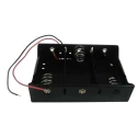 RS PRO Battery Holder for D Size Batteries 3 Cells Polypropylene Body Coil Spring Termination 185-4695