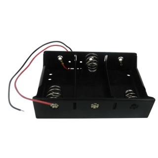 RS PRO Battery Holder for D Size Batteries 3 Cells Polypropylene Body Coil Spring Termination 185-4695