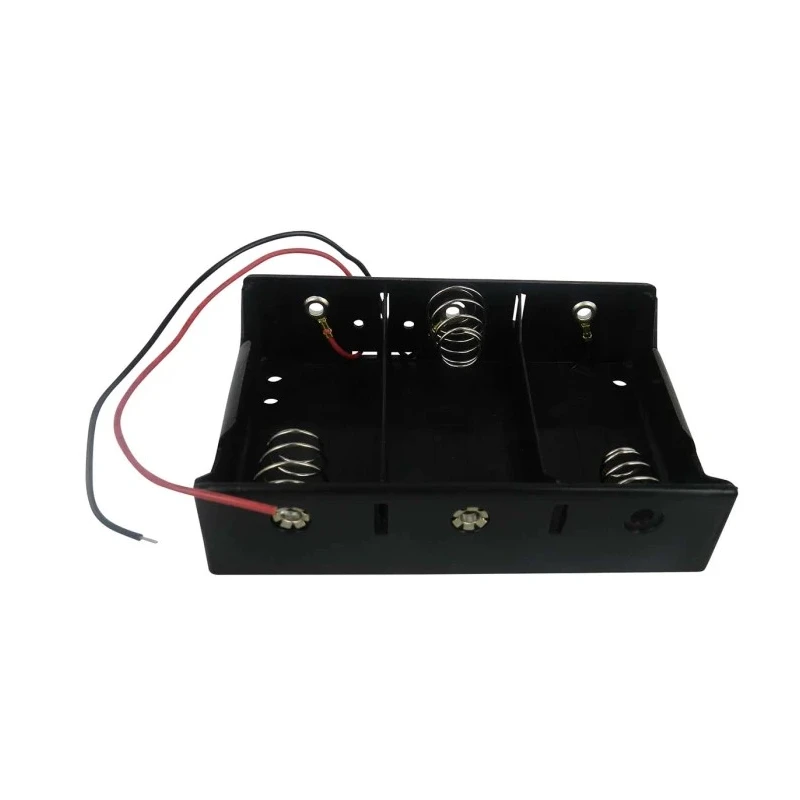 RS PRO Battery Holder for D Size Batteries 3 Cells Polypropylene Body Coil Spring Termination 185-4695
