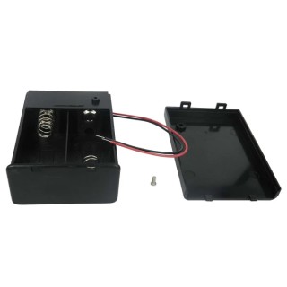 RS PRO C Size 2-Cell Polypropylene Battery Holder with Coil Spring Termination 185-4705