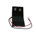 RS PRO Battery Holder for 9 V PP3 Battery with Coil Spring Termination, Lead Wire Mount, Polypropylene Body 185-4798