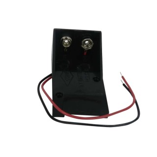 RS PRO Battery Holder for 9 V PP3 Battery with Coil Spring Termination, Lead Wire Mount, Polypropylene Body 185-4798