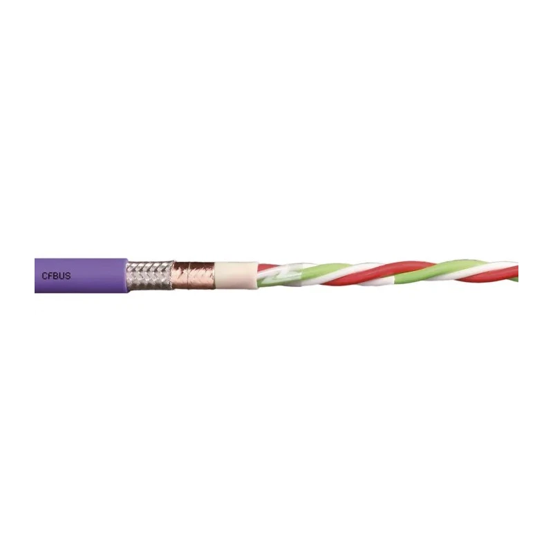 Igus chainflex CFBUS Data Cable, 2 Cores 0.25mm² 24 AWG, Screened, 25 m Length, Thermoplastic Elastomer Jacket CFBUS.001