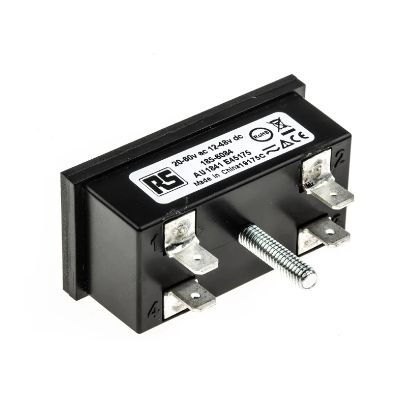 Curtis 700 Hour Meter, 6 Digit LCD Panel Mount Electrical Reset 60V AC 85°C 701DR002N-1248D2060A