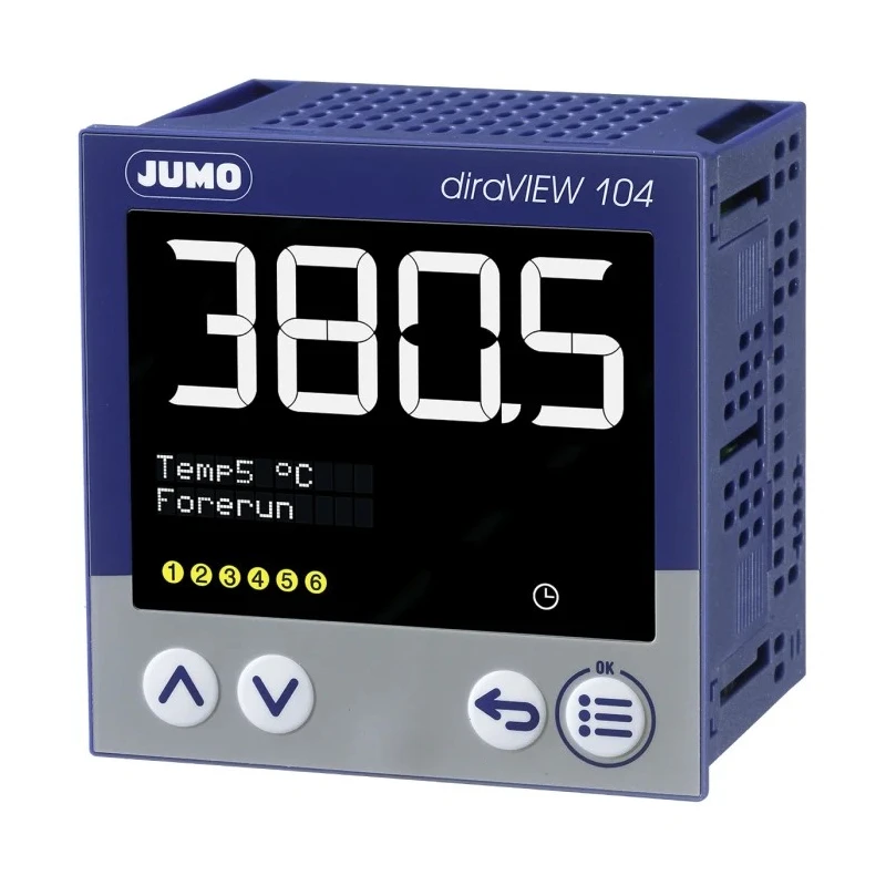 Jumo diraVIEW Digital Indicator 240V AC Segment LCD Display with Spring Cage Terminal 701514/8-0300-23/000
