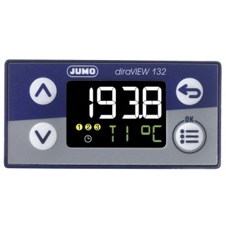 Jumo diraVIEW DIN Rail, Panel Digital Indicator 1 Input Relay 240V 701510/8-0000-25/000