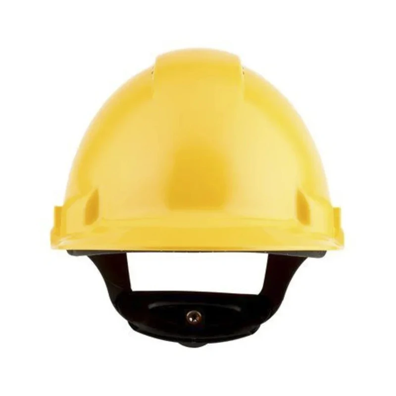 3M Yellow Ventilated Safety Helmet Adjustable High Performance Polyethylene G30NGU