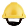 3M Yellow Ventilated Safety Helmet Adjustable High Performance Polyethylene G30NGU