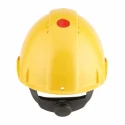 3M Yellow Ventilated Safety Helmet Adjustable High Performance Polyethylene G30NGU