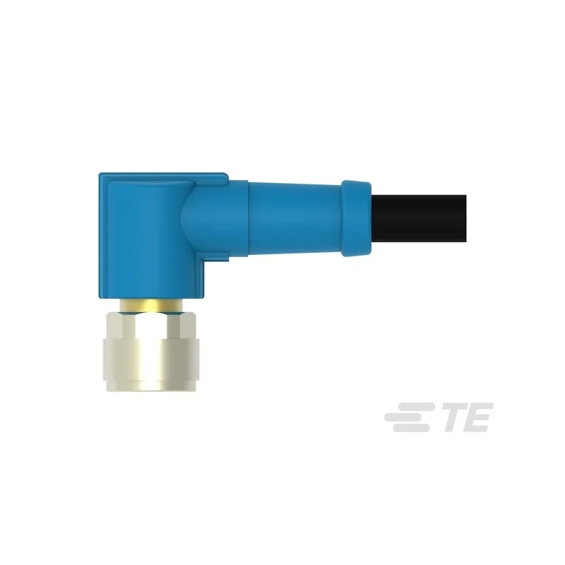 TE Connectivity Female 4 Way M8 Right Angle to Unterminated 4 Way Free End Sensor Actuator Cable 30V 1m T4061410004-002