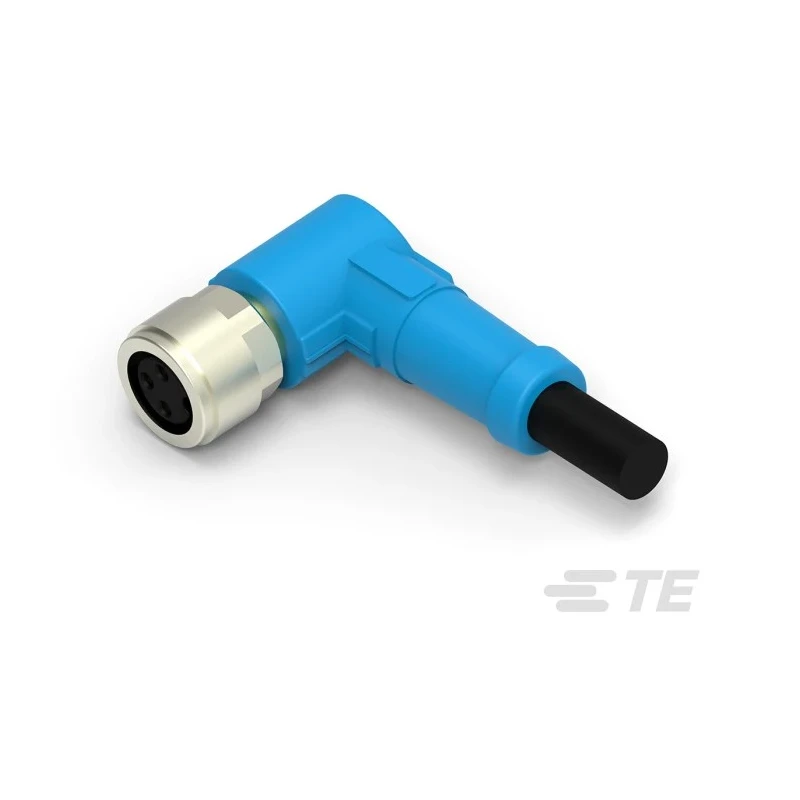 TE Connectivity Female 3 Way M8 Right Angle to 3 Way Unterminated Sensor Actuator Cable 1.5m T4061410003-003