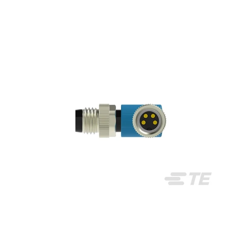 TE Connectivity Male/Female 4 Way Right Angle to 4 Way Straight Sensor Actuator Cable 5000 mm T4062213004-005