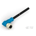 TE Connectivity Female 5 Way Right Angle to 5 Way Unterminated Sensor Actuator Cable 1m T4161410005-002