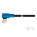 TE Connectivity Female 5 Way Right Angle to 5 Way Unterminated Sensor Actuator Cable 1m T4161410005-002