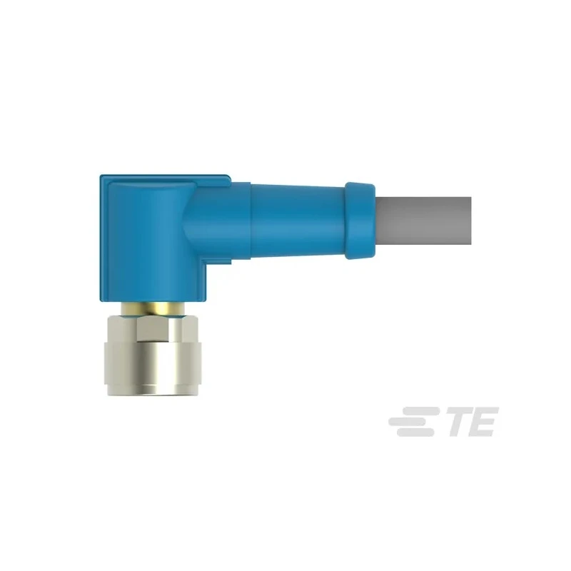 TE Connectivity Sensor Actuator Cable Female 4 Way M8 Right Angle to Unterminated 4 Way Free End T4061420004-002