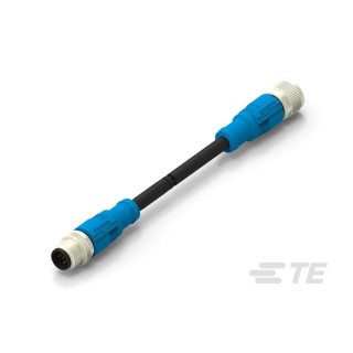 TE Connectivity Male/Female 5 Way Straight to 5 Way Straight Sensor Actuator Cable 500 mm T4162113005-001