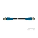 TE Connectivity Male/Female 5 Way Straight to 5 Way Straight Sensor Actuator Cable 500 mm T4162113005-001