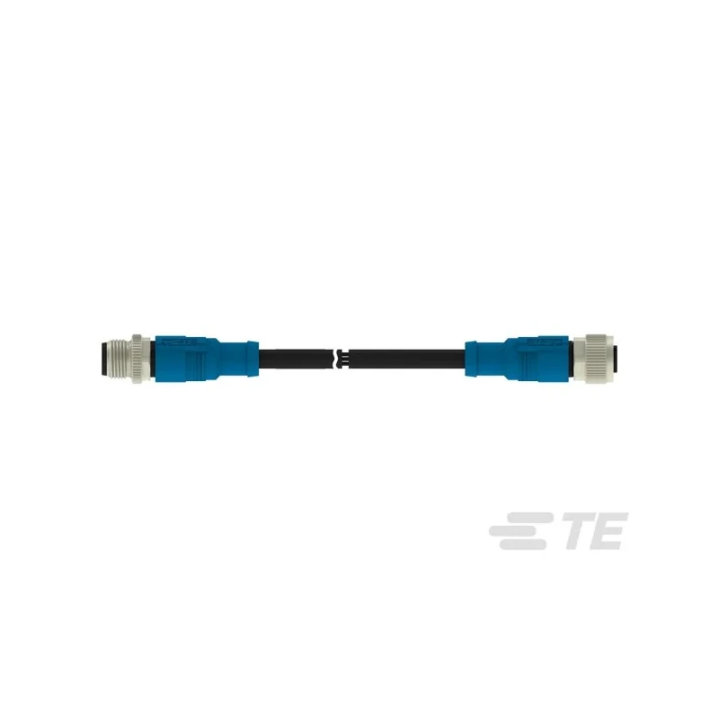 TE Connectivity Male/Female 5 Way Straight to 5 Way Straight Sensor Actuator Cable 500 mm T4162113005-001