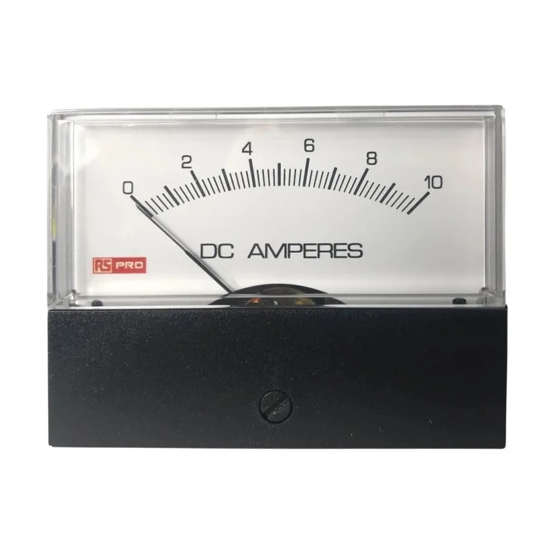 RS PRO Analogue Panel Ammeter DC 76 mm x 74 mm ±1.5 % Moving Coil 186-2529