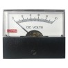 RS Pro Analogue Panel Ammeter 50 A DC, 57 mm x 44 mm, ±1.5 % Accuracy High Torque Pivot and Jewel Moving Coil and 186-2533