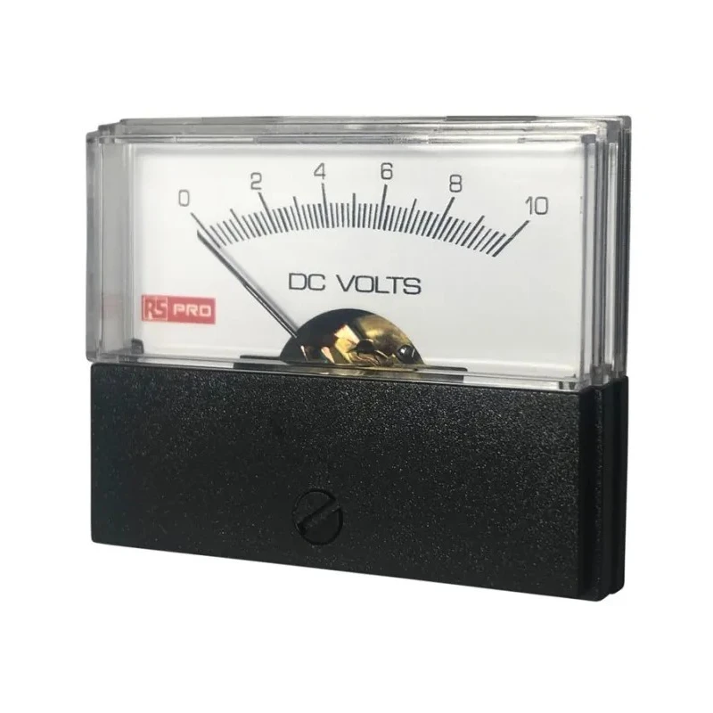 RS Pro Analogue Panel Ammeter 50 A DC, 57 mm x 44 mm, ±1.5 % Accuracy High Torque Pivot and Jewel Moving Coil and 186-2533