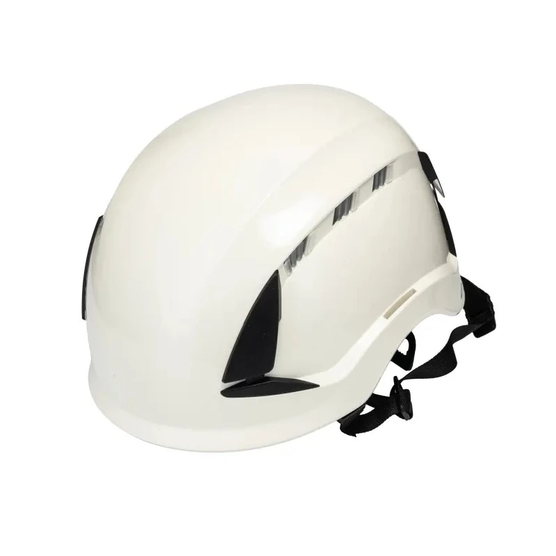 3M White ABS Safety Helmet Vented Adjustable with Chin Strap EN 12492 EN 397 X5001VE-CE