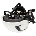 3M White ABS Safety Helmet Vented Adjustable with Chin Strap EN 12492 EN 397 X5001VE-CE