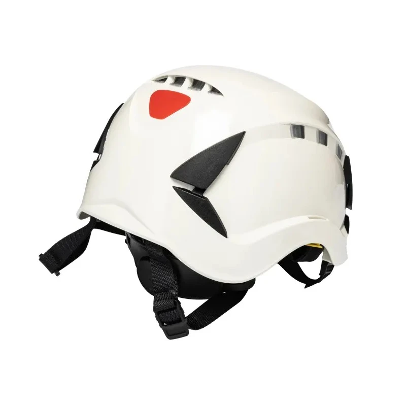 3M White ABS Safety Helmet Vented Adjustable with Chin Strap EN 12492 EN 397 X5001VE-CE