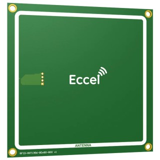 Eccel Technology Ltd PCB RFID Antenna 80x80 mm High Frequency 13.56MHz with PHR-4 Connector RFID-ANT1356-80x80-800 v1