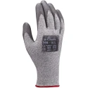 Showa Grey HPPE Polyester Work Gloves Size 8 with Polyurethane Coating SHO546