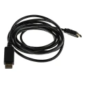 RS PRO Male DisplayPort to Male HDMI Polyvinyl Chloride DisplayPort Cable 3m 186-3036