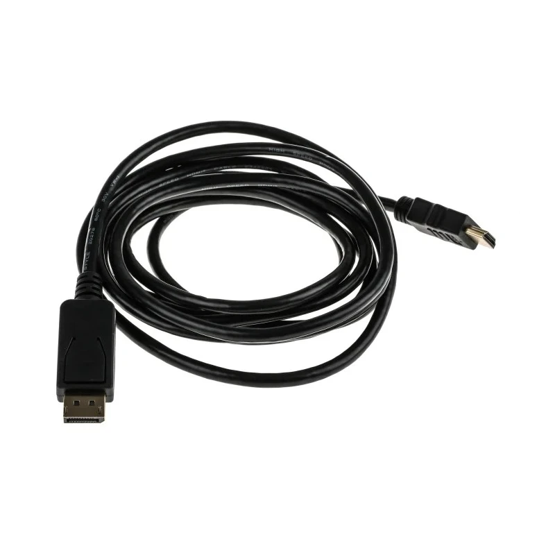 RS PRO Male DisplayPort to Male HDMI Polyvinyl Chloride DisplayPort Cable 3m 186-3036