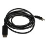 RS PRO Male DisplayPort to Male HDMI Polyvinyl Chloride DisplayPort Cable 3m 186-3036