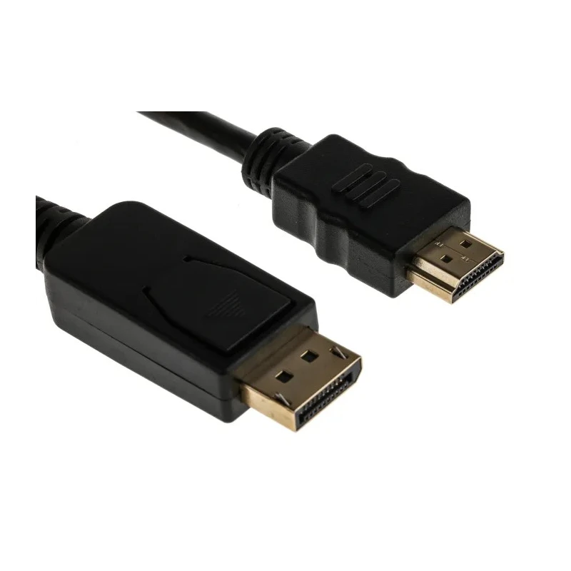 RS PRO Male DisplayPort to Male HDMI Polyvinyl Chloride DisplayPort Cable 3m 186-3036