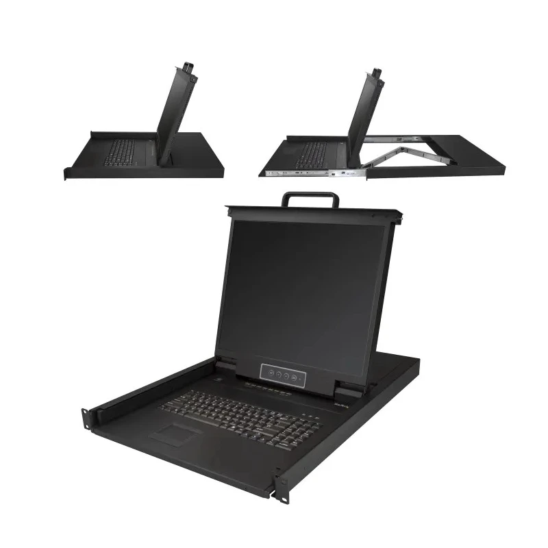 StarTech.com 8-Port USB VGA Console with 1 Display, 1280 x 1024 Pixel Maximum Resolution RKCONS1908K