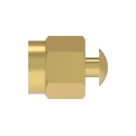 TE Connectivity RF Connector Dust Cap Male for SMA Gold Finish 3-1478985-0