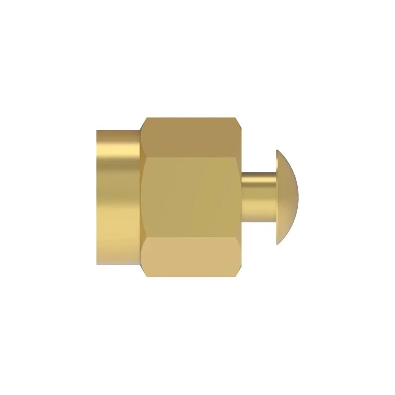 TE Connectivity RF Connector Dust Cap Male for SMA Gold Finish 3-1478985-0