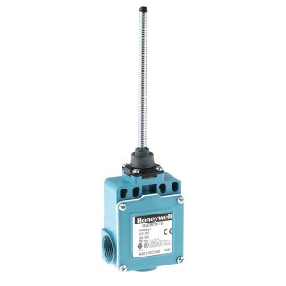 Honeywell Technologies GLE Series Coil Spring Limit Switch, DPDT, IP66, Die Cast Zinc Epoxy Coated Housing, 240V GLEB01E7B